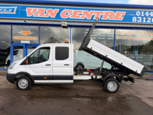 2016 Ford Transit 2.2 Tdci 350 Double Cab Tipper 4dr Diesel Manual Rwd L3 Euro 5 in White — image 3