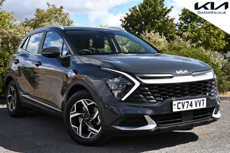 2024 Kia Sportage 1.6 T-Gdi Mhev 2 SUV 5dr Petrol Hybrid Manual Euro 6 (s/s) (157 Bhp) in Grey — image 1