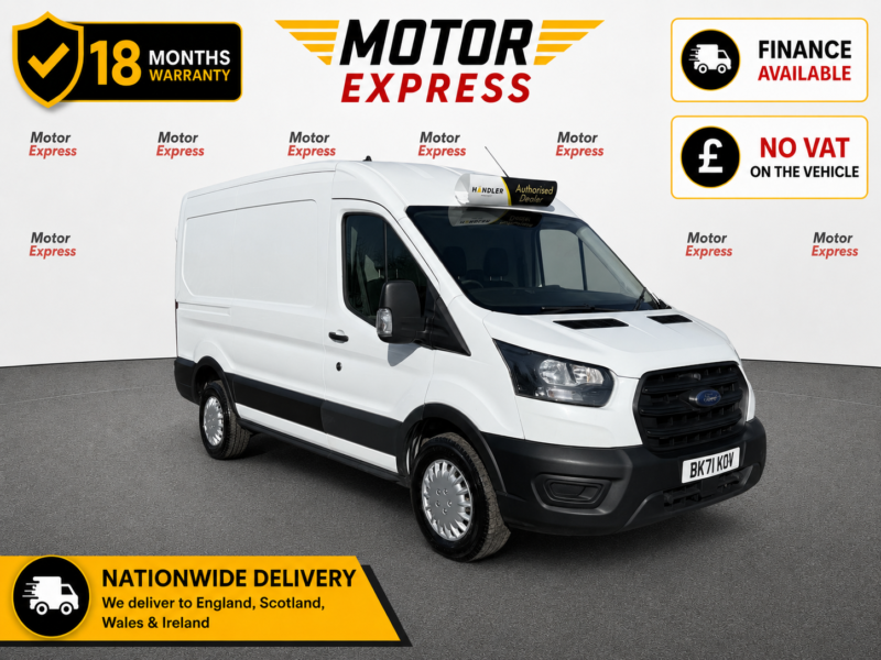2022 Ford Transit 2.0 Transit Leader Van 350 L2 2.0l Ecoblue 105ps Fwd 6 Speed Manual in White — image 1