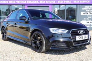 2019 Audi A3 1.0 Tfsi 30 S Line Euro 6 (s/s) 4dr in Black — image 5