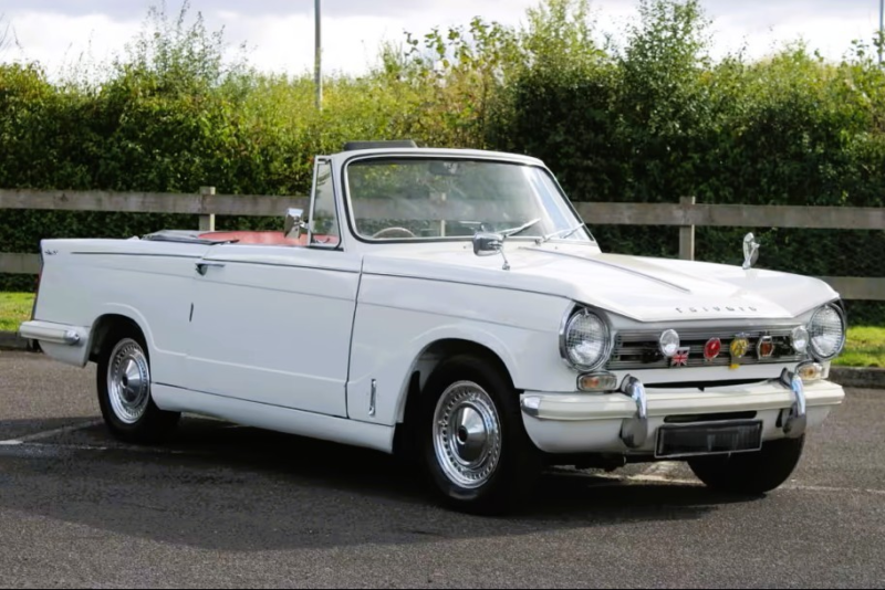 1968 Triumph Herald 13//60 Convertible in White — image 1