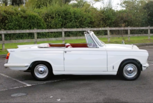 1968 Triumph Herald 13//60 Convertible in White — image 5