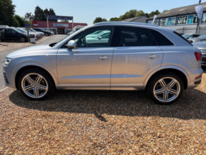 2016 Audi Q3 2.0 Tdi S Line Plus S Tronic Quattro Euro 6 (s/s) 5dr in Silver — image 4