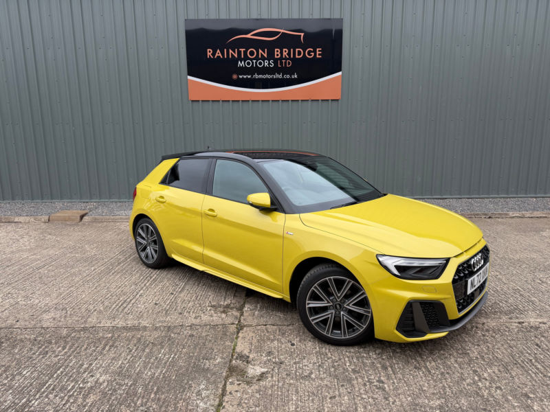 2022 Audi A1 1.5 Tfsi 35 S Line Sportback 5dr Petrol S Tronic Euro 6 (s/s) (150 Ps) in Yellow — image 1