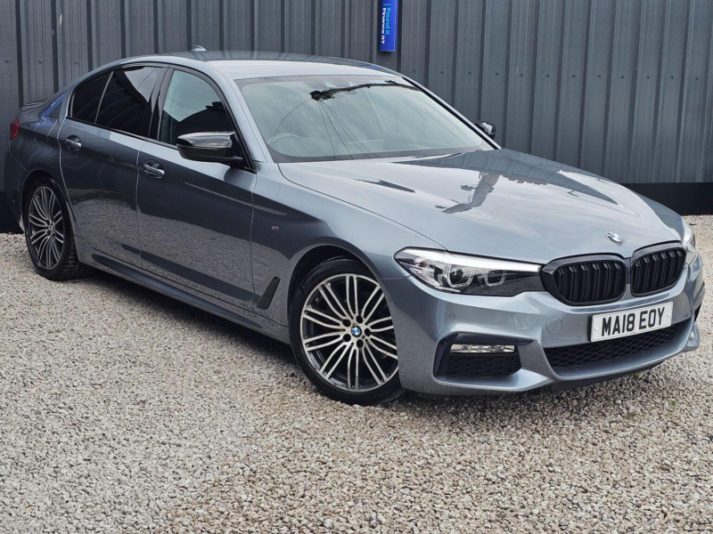 2018 BMW 5 Series 2.0 520d M Sport Auto Euro 6 (s/s) 4dr in Blue — image 1