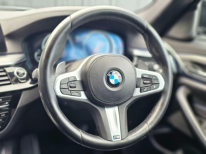 2018 BMW 5 Series 2.0 520d M Sport Auto Euro 6 (s/s) 4dr in Blue — image 4