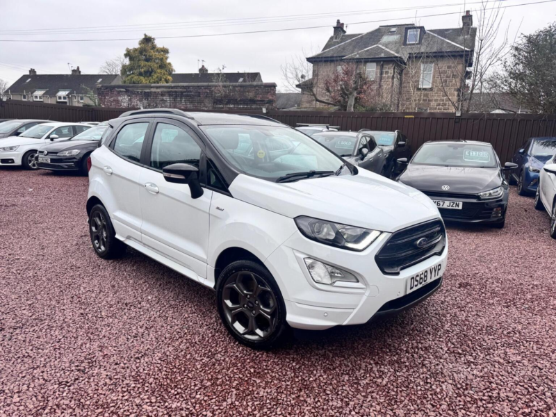 2018 Ford Ecosport 1.0t Ecoboost St-Line Euro 6 (s/s) 5dr in White — image 1