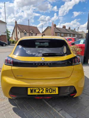 2022 Peugeot 208 1.2 Puretech Allure Premium Euro 6 (s/s) 5dr in Yellow — image 4