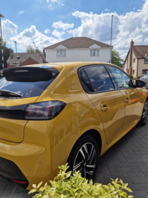 2022 Peugeot 208 1.2 Puretech Allure Premium Euro 6 (s/s) 5dr in Yellow — image 5