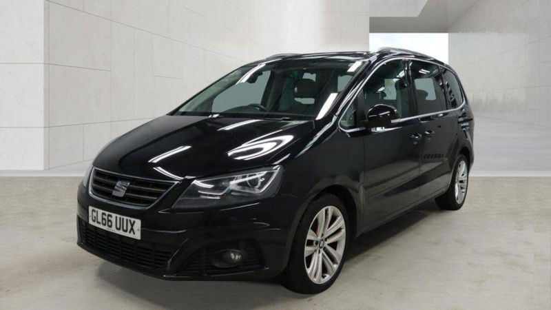 2016 SEAT Alhambra 2.0 Tdi Se Lux DSG Euro 6 (s/s) 5dr in Black — image 1