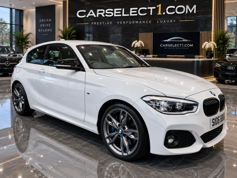 2016 BMW 1 Series 2.0 118d M Sport 3-Door in White — image 1