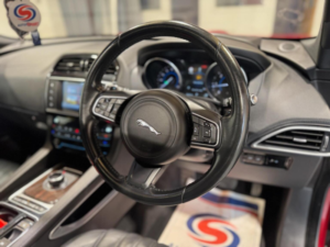 2016 Jaguar F-Pace 2.0 D180 Portfolio Auto AWD Euro 6 (s/s) 5dr in Red — image 2