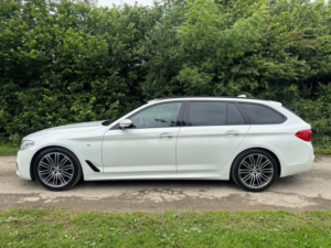 2018 BMW 5 Series 2.0 530i M Sport Touring Auto Euro 6 (s/s) 5dr in White — image 3