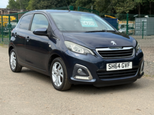 2014 Peugeot 108 1.2 Vti Puretech Allure Hatchback 5dr Petrol Manual Euro 5 (82 Ps) in Blue — image 3