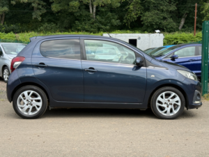 2014 Peugeot 108 1.2 Vti Puretech Allure Hatchback 5dr Petrol Manual Euro 5 (82 Ps) in Blue — image 4