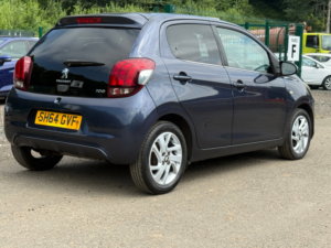 2014 Peugeot 108 1.2 Vti Puretech Allure Hatchback 5dr Petrol Manual Euro 5 (82 Ps) in Blue — image 5