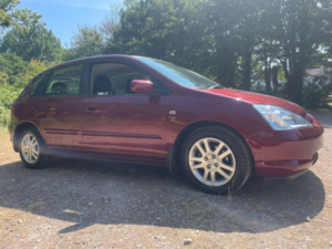 2003 Honda Civic 1.6 I-Vtec Se 5dr in Red — image 3