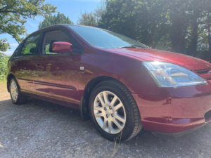 2003 Honda Civic 1.6 I-Vtec Se 5dr in Red — image 4