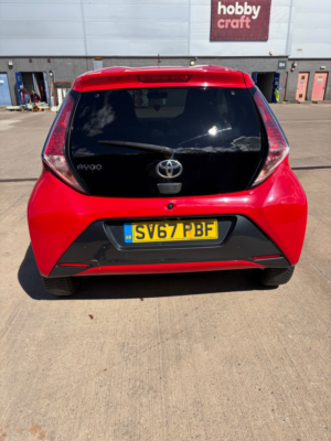 2017 Toyota Aygo 1.0 Vvt-I X-Style Hatchback 5dr Petrol Manual Euro 6 (68 Ps) in Red — image 4