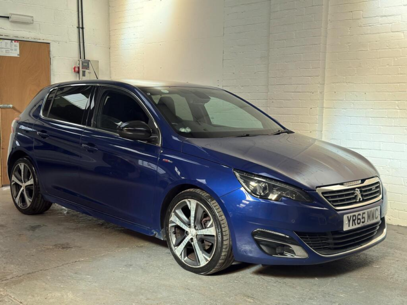 2015 Peugeot 308 1.6 Bluehdi Gt Line Hatchback 5dr Diesel Manual Euro 6 (s/s) (120 Ps) in Blue — image 1