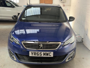 2015 Peugeot 308 1.6 Bluehdi Gt Line Hatchback 5dr Diesel Manual Euro 6 (s/s) (120 Ps) in Blue — image 2