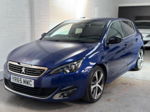2015 Peugeot 308 1.6 Bluehdi Gt Line Hatchback 5dr Diesel Manual Euro 6 (s/s) (120 Ps) in Blue — image 4