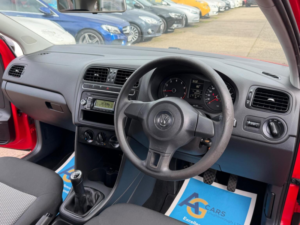 2010 Volkswagen Polo 1.2 S Euro 5 3dr (a/c) in Red — image 3