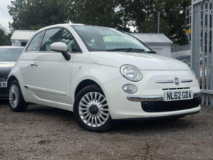 2012 Fiat 500 1.2 Lounge Euro 5 (s/s) 3dr in White — image 5