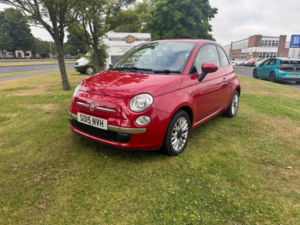 2015 Fiat 500 1.2 Pop Star Hatchback 3dr Petrol Manual Euro 6 (s/s) (69 Bhp) in Red — image 2