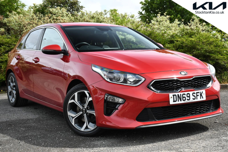 2019 Kia Ceed 1.4 T-Gdi 3 Hatchback 5dr Petrol Dct Euro 6 (s/s) (138 Bhp) in Red — image 1
