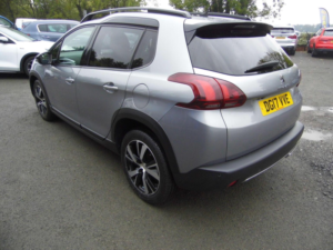2017 Peugeot 2008 1.2 Puretech Gt Line Eat Euro 6 (s/s) 5dr in Grey — image 4