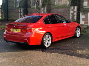 2013 BMW 3 Series 2.0 320i Xdrive M Sport Saloon in Red — image 4