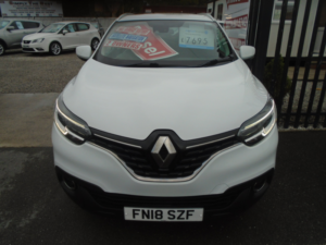 2018 Renault Kadjar 1.5 Dci Dynamique Nav SUV 5dr Diesel Manual Euro 6 (s/s) (110 Ps) in White — image 3