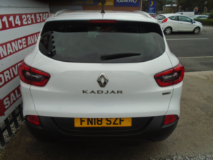 2018 Renault Kadjar 1.5 Dci Dynamique Nav SUV 5dr Diesel Manual Euro 6 (s/s) (110 Ps) in White — image 4