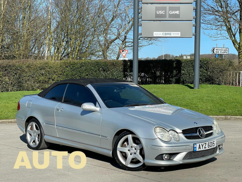 2009 Mercedes-Benz Clk 1.8 Clk200 Kompressor Sport Cabriolet 2dr in Silver — image 1
