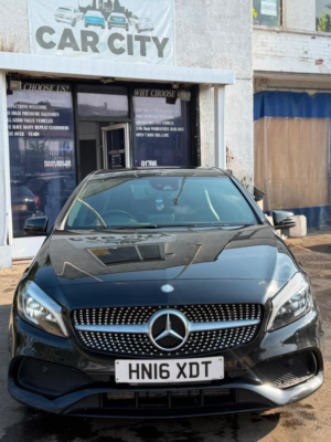 2016 Mercedes-Benz A Class 1.6 A180 Amg Line (premium) 7g-Dct Euro 6 (s/s) 5dr in Black — image 2