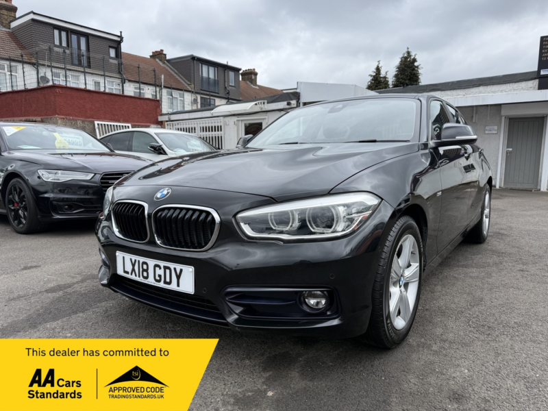 2018 BMW 1 Series 1.5 118i Sport Verified Miles Fresh Import Finance Avb in Black — image 1