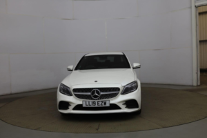 2019 Mercedes-Benz C Class 1.5 C200 Mhev Eq Boost Amg Line (premium) G-Tronic+ Euro 6 (s/s) 4dr in White — image 2