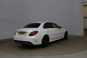 2019 Mercedes-Benz C Class 1.5 C200 Mhev Eq Boost Amg Line (premium) G-Tronic+ Euro 6 (s/s) 4dr in White — image 6