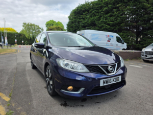 2016 Nissan Pulsar 1.2 Dig-T Tekna Euro 6 (s/s) 5dr in Blue — image 3
