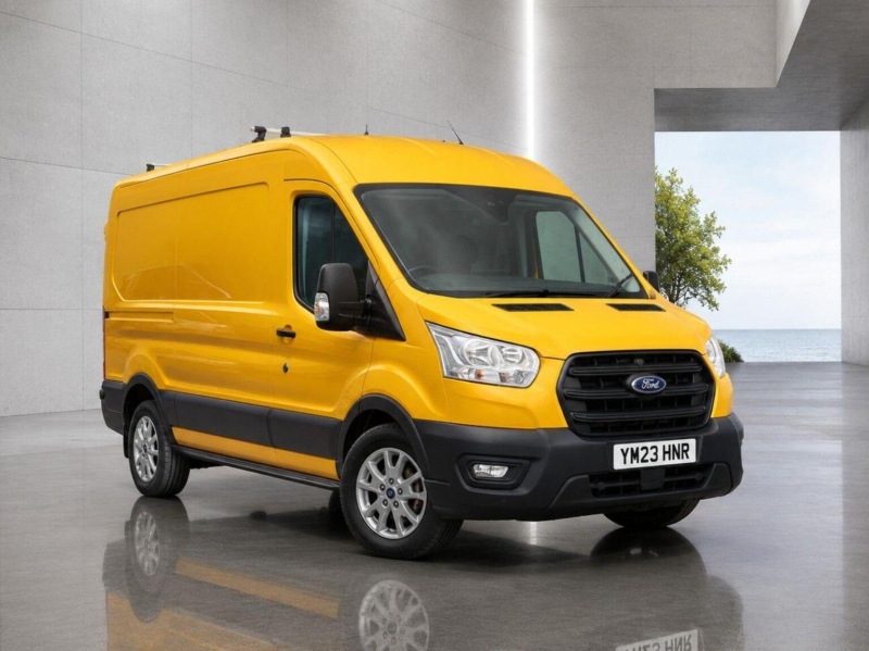 2023 Ford Transit 2.0 350 Ecoblue Trend Fwd L2 H2 Euro 6 (s/s) 5dr in Yellow — image 1