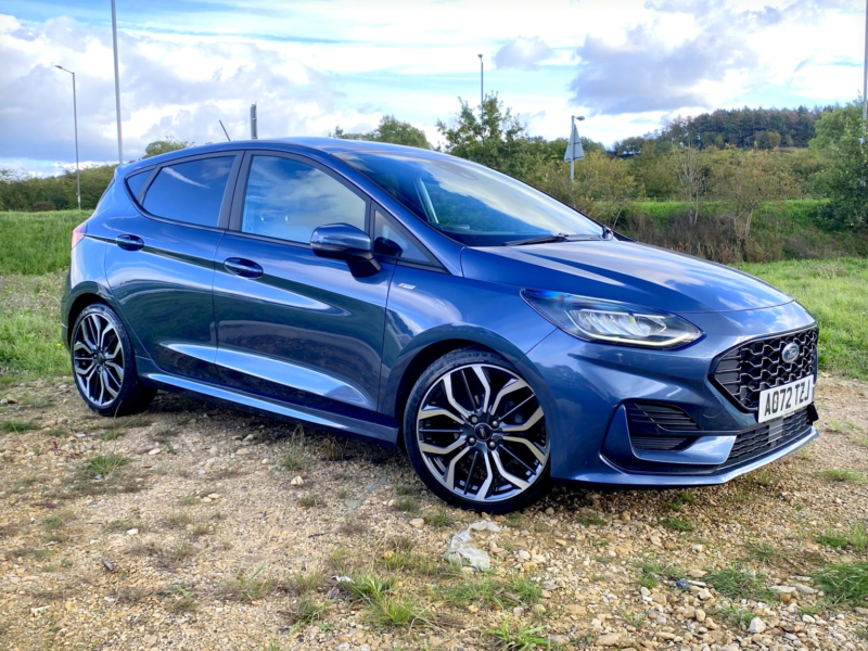 2022 Ford Fiesta St-Line X Edition 5-Door 1.0 Ecoboost Mhev 125 - 26,900 Miles - Sat Nav, B&o, Camera, H. Seats - Fsh in Blue — image 1