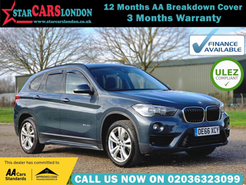 2016 BMW X1 2.0 20d Sport Auto Xdrive Euro 6 (s/s) 5dr in Grey — image 1
