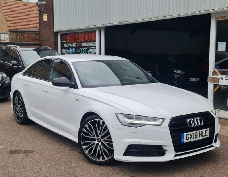 2018 Audi A6 Saloon 1.8 Tfsi Black Edition S Tronic Euro 6 (s/s) 4dr in White — image 1