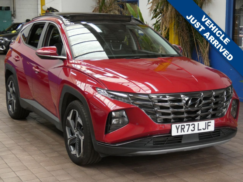 2023 Hyundai Tucson 1.6 T-Gdi 13.8kwh Ultimate SUV 5dr Petrol Plug-In Hybrid Auto 4WD Euro 6 (s/s) (265 Ps) in Red — image 1