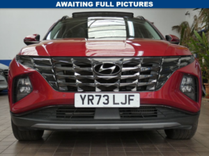 2023 Hyundai Tucson 1.6 T-Gdi 13.8kwh Ultimate SUV 5dr Petrol Plug-In Hybrid Auto 4WD Euro 6 (s/s) (265 Ps) in Red — image 2
