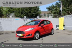 2015 Ford Fiesta 1.25 Zetec Euro 6 3dr in Red — image 5