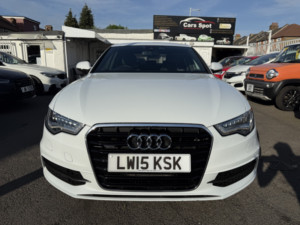 2015 Audi A6 2.8 Tfsi Sport S Line Fresh Import Verified Mile Finance Avb in White — image 3