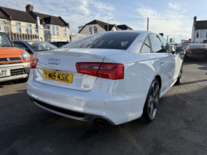 2015 Audi A6 2.8 Tfsi Sport S Line Fresh Import Verified Mile Finance Avb in White — image 5