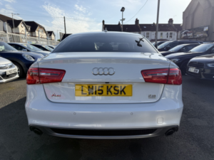 2015 Audi A6 2.8 Tfsi Sport S Line Fresh Import Verified Mile Finance Avb in White — image 6